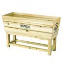 プランターカバー ナチュラル 雑貨 木製 植物 ガーデニング ディスプレイ ウッド 茶 ブラウン