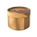 キャニスター 木製 ウッド 手料理 食材保存 箱 茶 ブラウン ナチュラル おしゃれ カフェ 筒