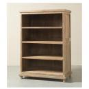 シェルフ アンティーク家具 おしゃれ 木製 4段 ナチュラル 棚 ブラウン ラック 高さ150