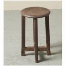 ウッドスツール アンティーク家具 おしゃれ 木製 ナチュラル 椅子 チェア ブラウン 高さ46