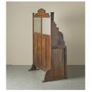 パーテーション アンティーク家具 おしゃれ 木製 ミディアムブラウン ナチュラル 北欧調 幅110