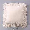 リネン無地クッションカバー ホワイト 雑貨 リビング リネン 幅45 通販