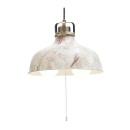 ペンダントライト 丸打ちコード スチール 2灯 電球付き