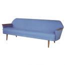 ブルーソファ WITH TEAK ARMS(北欧アンティーク・ヴィンテージ1点もの)