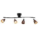 シーリングライト リモコン セード角度調節 オシャレ スタイリッシュ ブラック 電球無し