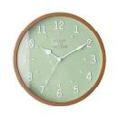 電波掛け時計 カラフル オシャレ アクセント グリーン