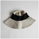 LINEN&COTTON ツイストクロス ハット BK おしゃれ ナチュラル 帽子 直径58cm