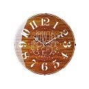 電波掛け時計 シンプル クラシック 文字大きい モダン