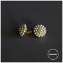 イヤリング 真鍮 アクリルパール おしゃれ ドーム 通販