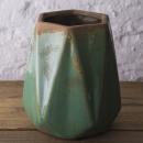 花瓶 セラミックベース ターコイズ 花器 雑貨 インテリア 飾り 高さ15.5 通販