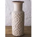 花瓶 セラミックベース ホワイト 花器 雑貨 インテリア 飾り 高さ26 通販