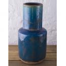 花瓶 セラミックベース ブルー 花器 雑貨 インテリア 飾り 高さ25.5 通販