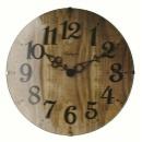 電波掛け時計 木目調 シンプル モダン 温かみ ブラウン
