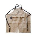 エプロン アウトドア バーベキュー 作業 キャンプ かっこいい ベージュ