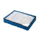 パッキングバッグ トラベル 旅行 スーツケース 衣類 整理 旅行バック整頓 消臭 Lサイズ ネイビー