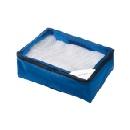 パッキングバッグ トラベル スーツケース 衣類 小物 整理 旅行バック整頓 消臭 Sサイズ ネイビー