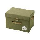 収納ボックス レギュラーサイズ かわいい おしゃれ アンティーク カラーボックス グリーン 幅37