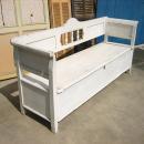 収納付きベンチ アンティーク調 おしゃれ 木製 ナチュラル 椅子 チェア ホワイト 幅200