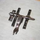 鍵 アンティーク調 かんぬき おしゃれ シャビー フランス ブラック DIY 幅20