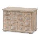 アンティークウッドボックス 収納 木製 引き出し 棚 キャビネット 整理 アンティーク調 ナチュラル