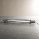 ヴィンテージ チューブランプ グレー かっこいい 照明 スチール ドイツ製 幅165