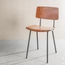 ヴィンテージプライウッドチェア アンティーク家具 おしゃれ 木製 椅子 オランダ 高さ80