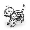 エッグスタンド ねこ B ブラック プランター ディスプレイ スチール オブジェ キッチン用品