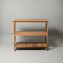 シェルフ アンティーク家具 おしゃれ 木製 シェルフ 3段 棚 ラック シャビー 高さ85