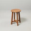 スツール 5穴 アンティーク家具 おしゃれ 木製 ミディアムブラウン ナチュラル 椅子 高さ45