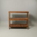 シェルフ アンティーク家具 おしゃれ 木製 シェルフ 3段 棚 ラック ヴィンテージ調 高さ85