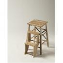 ディスプレイラダー アンティーク家具 おしゃれ 木製 ナチュラル 梯子 ブラウン 高さ61