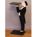 カードスタンド アンティーク雑貨 おしゃれ オブジェ ディスプレイ 木製 ブラック 高さ82.5