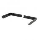 ブラケット 2個セット ブラック アイアン シンプル インテリア家具 パーツ 幅13
