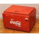 コーラクールボックス アンティーク調 雑貨 レッド おしゃれ リプロダクション 箱 高さ38