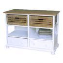 真っ白な木製フレンチ家具 引き出し ナチュラル シャビー アンティーク調 お洒落 ラック 棚