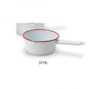 ソースパン レッド 赤 ホーロー キッチン用品 シンプル おしゃれ 鍋 片手鍋 調理器具