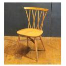 クロスバックチェア アンティーク家具 おしゃれ 木製 ブラウン ナチュラル 高さ43