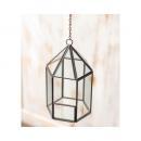 テラリウムヘキサゴン フレームオブジェ エアープランツ ディスプレイ モビール 北欧 カフェ 盆栽