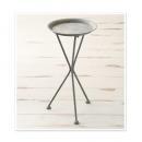 ガーデンラウンドコンソールテーブル アイアン シンプル アンティーク加工 庭 机 おしゃれ シャビー