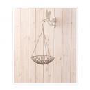 ハンギングワイヤートレイS アイアン ナチュラル アンティーク加工 庭 皿 おしゃれ 吊り下げ