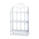 アンティーク調シェルフS アイアン ナチュラル アンティーク加工 庭 おしゃれ 棚 ホワイト 白