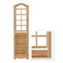 ディスプレイドア ナチュラル シェルフ 木製 ハンガー フック ストール 帽子 壁