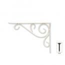 アイアンフレンチブラケット ホワイト 2個セット DIY おしゃれ 壁掛け金具 棚 ヨーロピアン