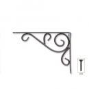 アイアンフレンチブラケット ブラウン 2個セット DIY おしゃれ 壁掛け金具 棚 ヨーロピアン