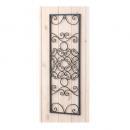 ウォールデコ レクタングルフラワー 壁掛け 小窓 窓枠 アイアン ウォールデコレーション