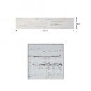 La pensee デコボード S ホワイト 壁 DIY ソリッドカラー ディスプレイ シェルフ 棚