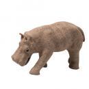 Tier ジュートアニマル カバ オブジェ ディスプレイ 動物 ナチュラル 自然 置物 麻