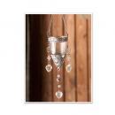 ハンギングガラスポット ディスプレイ 天井 吊り下げ 飾り アンティーク調 おしゃれ