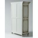 ワードローブ アンティーク家具 箪笥 木製 クローゼット ナチュラル マホガニー アイボリー