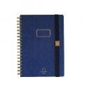 SPICE TOOLS デニムリングノート ネイビー B5 2個セット ステーショナリー 高さ255